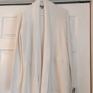 White Knitted Cardigan